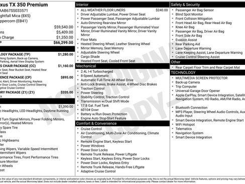 Used 2025 Lexus TX 350 AWD w/ Technology Package image 23