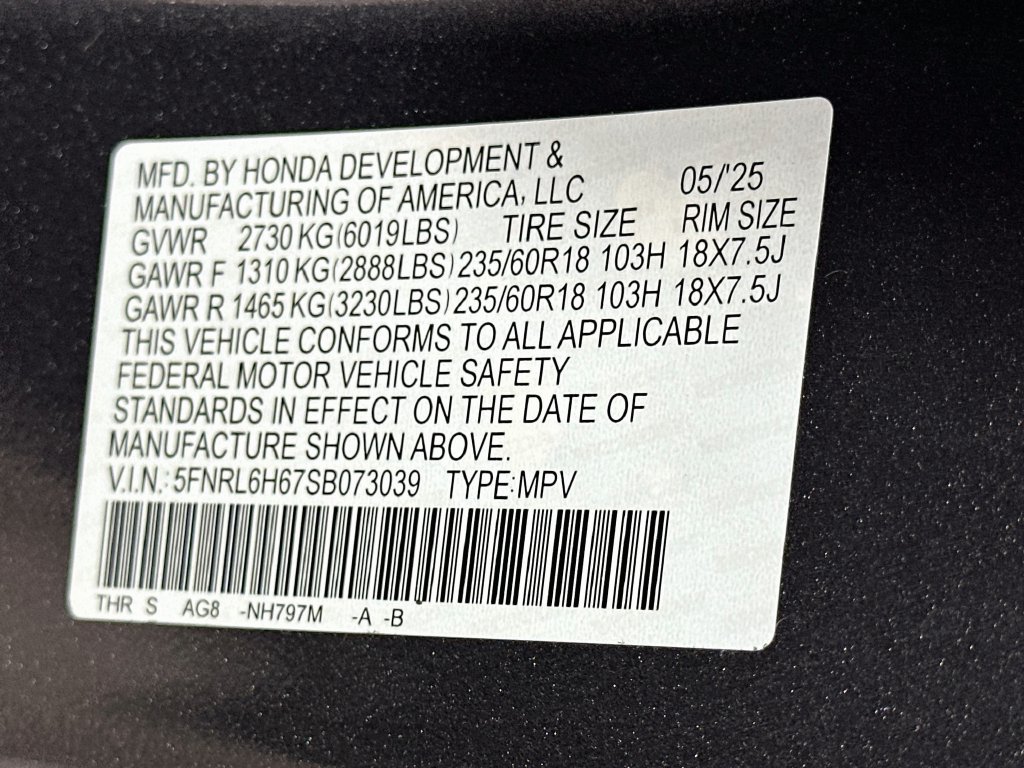 Certified 2025 Honda Odyssey EX-L image 31