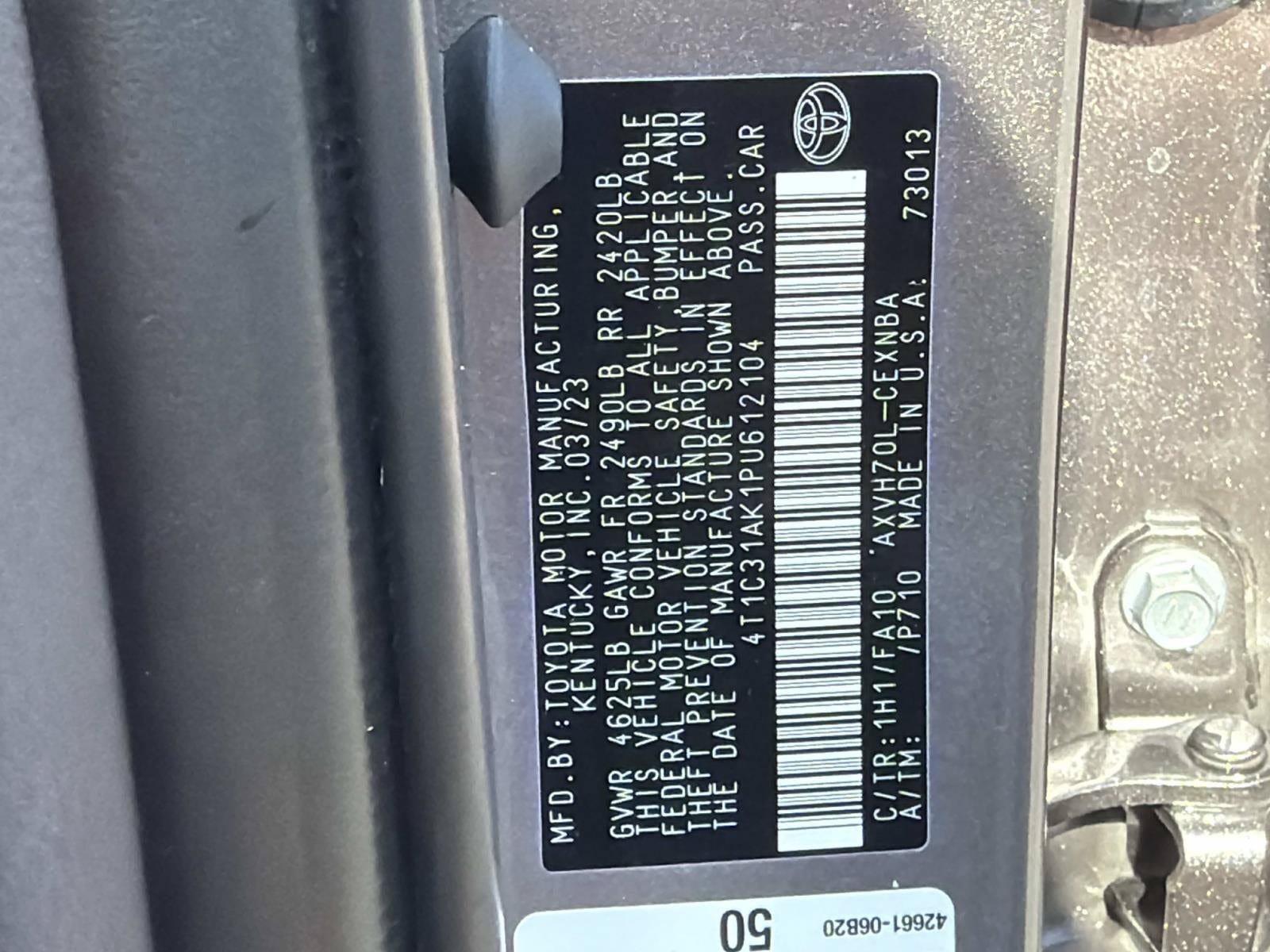 Used 2023 Toyota Camry LE FWD image 34