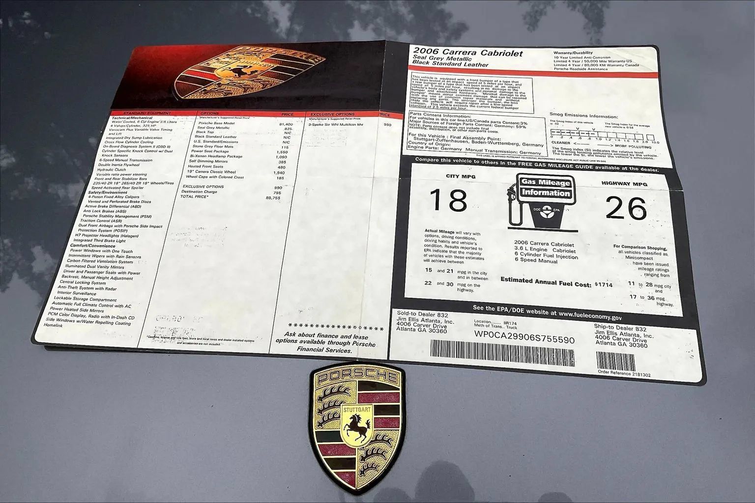 Used 2006 Porsche 911 Carrera RWD image 38