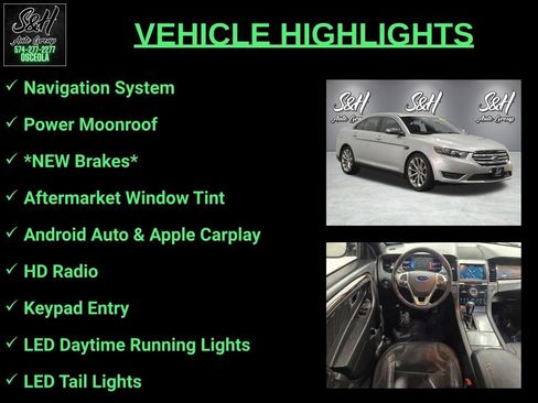 Used 2016 Ford Taurus Limited w/ Equipment Group 301A AWD/4WD image 3