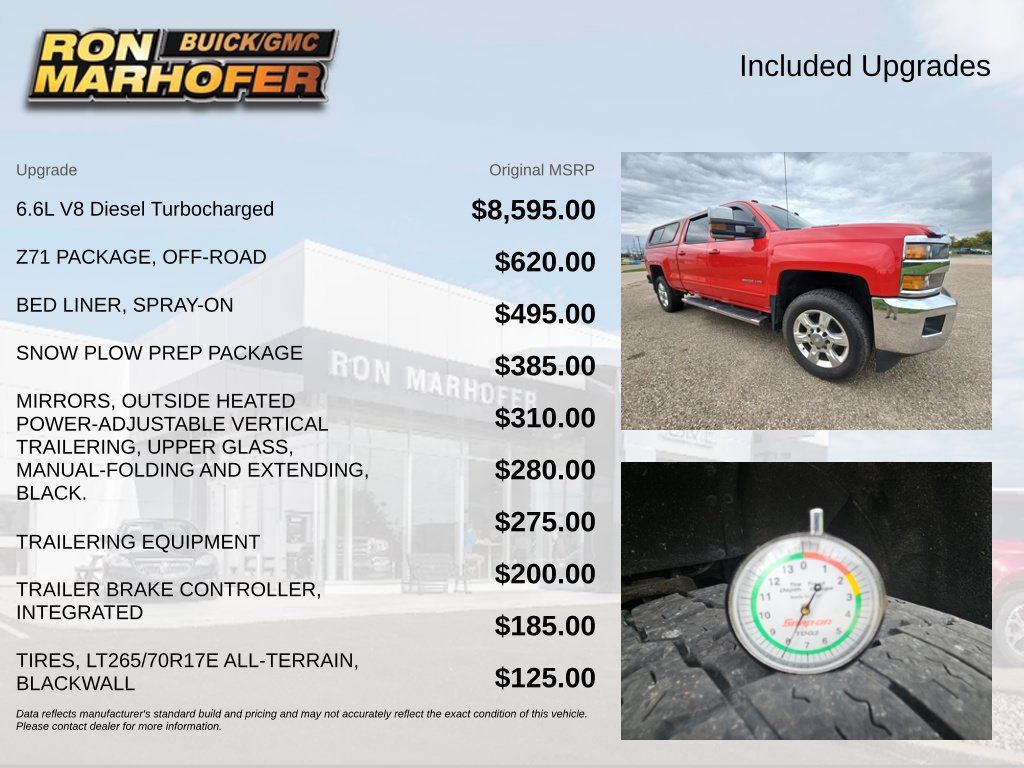 Used 2016 Chevrolet Silverado 2500 LT w/ Z71 Package, Off-Road AWD/4WD image 6