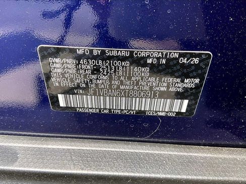New 2026 Subaru WRX Limited AWD/4WD image 18