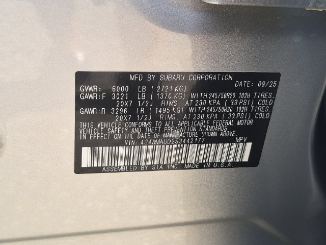 Used 2025 Subaru Ascent Touring AWD/4WD image 35