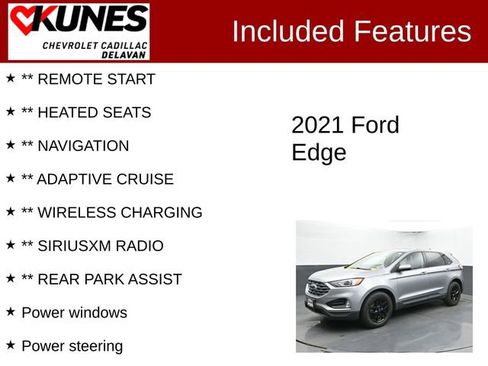 Used 2021 Ford Edge SEL w/ Convenience Package FWD image 3