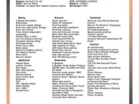 Used 2020 GMC Sierra 1500 AT4 w/ AT4 Preferred Package image 37