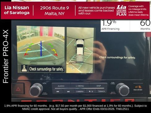 New 2026 Nissan Frontier PRO-4X w/ Pro-4x Convenience Package image 21