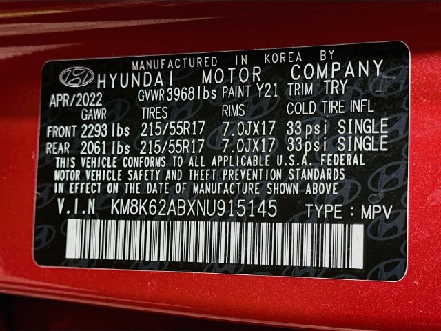 Used 2022 Hyundai Kona SEL w/ Cargo Package FWD image 25