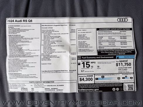 Used 2024 Audi RS Q8 AWD/4WD image 19
