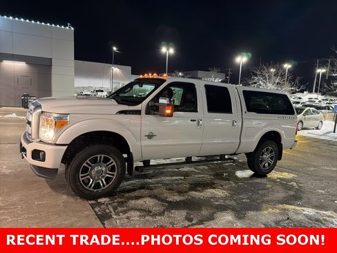 Used 2015 Ford F350 Platinum w/ Snow Plow Prep Package image 1
