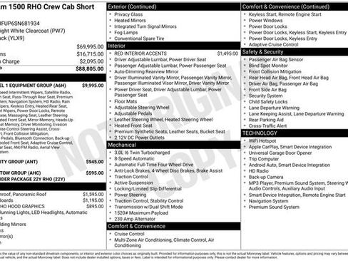 Used 2025 RAM 1500 RHO w/ RHO Level 1 Equipment Group AWD/4WD image 19