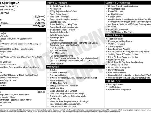 Used 2020 Kia Sportage LX image 11