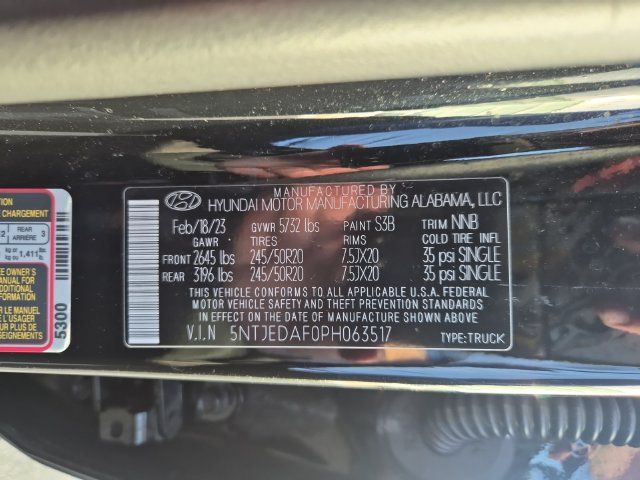Used 2023 Hyundai Santa Cruz Limited AWD/4WD image 25
