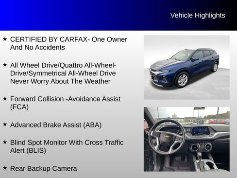 Certified 2022 Chevrolet Blazer LT w/ Sound & Technology Package image 4
