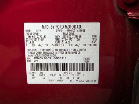 Used 2020 Ford Explorer ST w/ ST Street Pack image 16