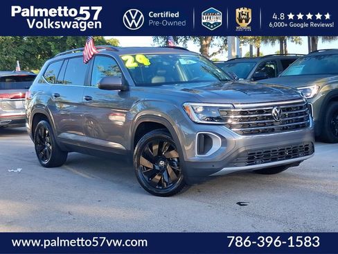 Used 2024 Volkswagen Atlas SE w/ Black Wheel Package FWD image 1