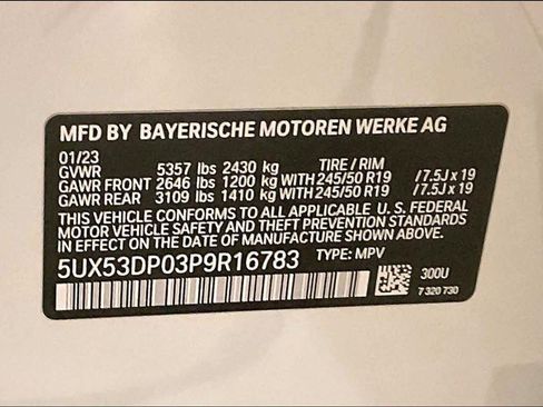 Certified 2023 BMW X3 xDrive30i w/ Convenience Package image 32