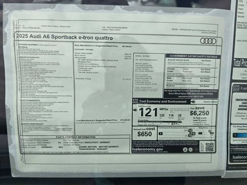 New 2025 Audi A6 e-tron Ultra image 15