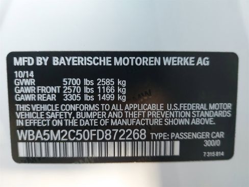 Used 2015 BMW 535i Gran Turismo image 39