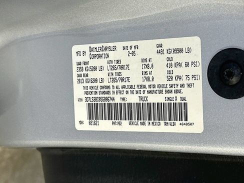 Used 2005 Dodge Ram 3500 Truck SLT AWD/4WD image 34