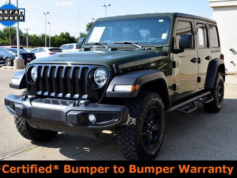 Certified 2021 Jeep Wrangler Unlimited Sport image 1