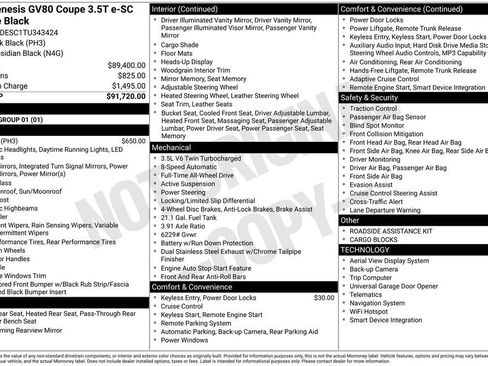 New 2026 Genesis GV80 3.5T Prestige AWD/4WD image 8