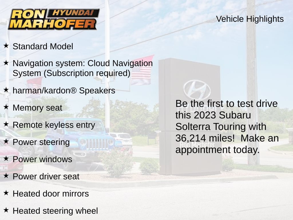 Used 2023 Subaru Solterra AWD image 2