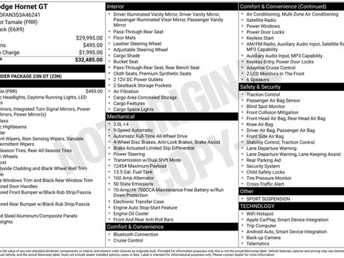 New 2025 Dodge Hornet GT image 26