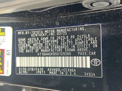 Certified 2025 Toyota Camry LE image 25