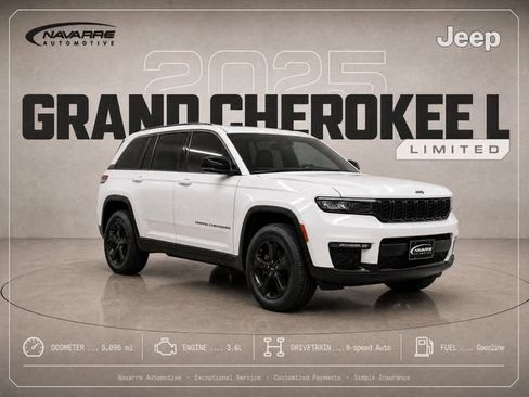 Used 2025 Jeep Grand Cherokee L Limited w/ Black Appearance Package RWD image 1