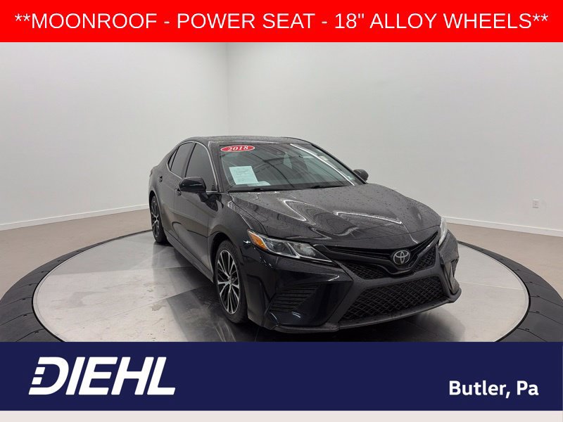 Used 2018 Toyota Camry SE w/ Moonroof Package FWD image 1