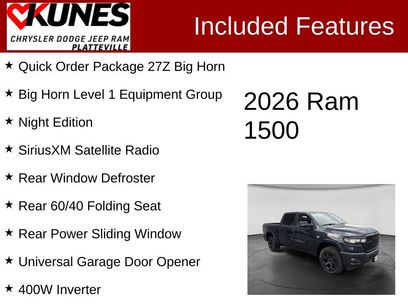 New 2026 RAM 1500 Big Horn w/ Night Edition