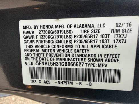 Used 2016 Honda Odyssey SE image 34
