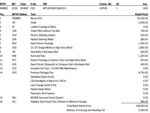 New 2026 Porsche Macan GTS image 55