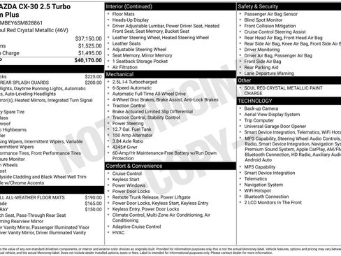 Certified 2025 MAZDA CX-30 2.5 Turbo w/ Premium Plus Pkg AWD/4WD image 29