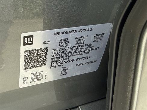 New 2026 Chevrolet Tahoe LT image 28