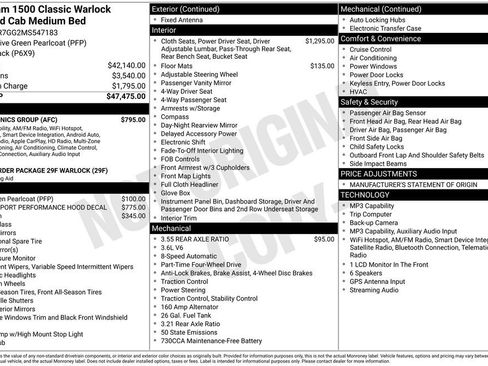 Used 2021 RAM 1500 Classic Warlock w/ Electronics Group image 13