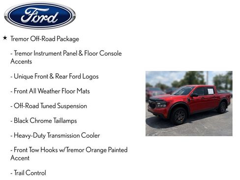 Certified 2024 Ford Maverick Tremor w/ Tremor Off-Road Package AWD/4WD image 9