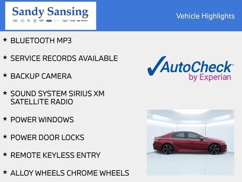 Used 2018 Toyota Camry XSE w/ Audio Package image 6