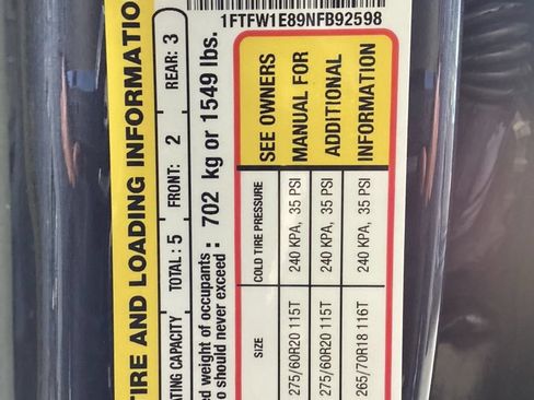 Used 2022 Ford F150 Platinum w/ Equipment Group 701A High AWD/4WD image 83