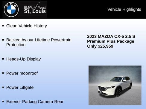 Used 2023 MAZDA CX-5 AWD 2.5 S w/ Premium Plus Pkg image 8