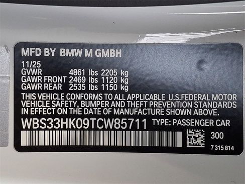 New 2026 BMW M4 xDrive Competition w/ Parking Assistance Package image 18