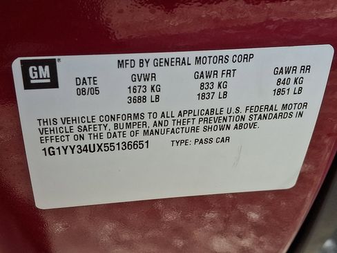 Used 2005 Chevrolet Corvette Convertible w/ Preferred Equipment Group image 26