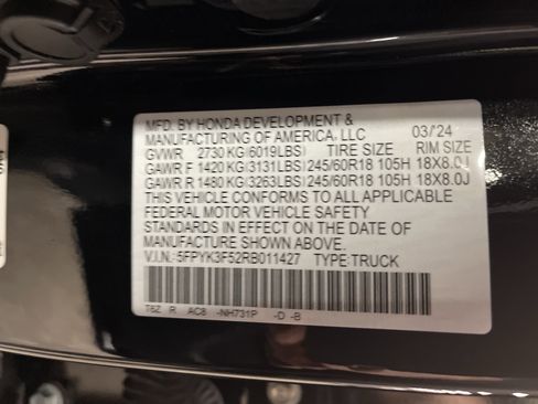 Used 2024 Honda Ridgeline RTL image 29