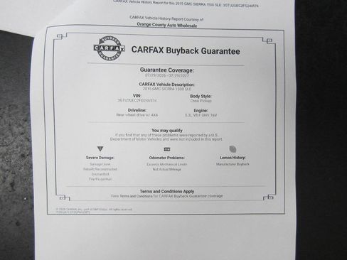 Used 2015 GMC Sierra 1500 SLE w/ SLE Value Package AWD/4WD image 40