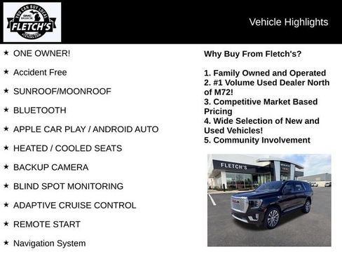 Used 2023 GMC Yukon Denali w/ Advanced Technology Package AWD/4WD image 2