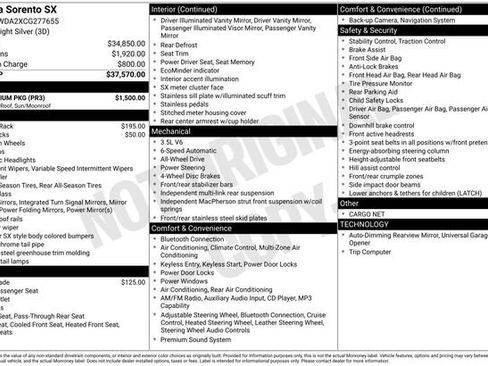 Used 2012 Kia Sorento SX w/ SX Premium Pkg image 33