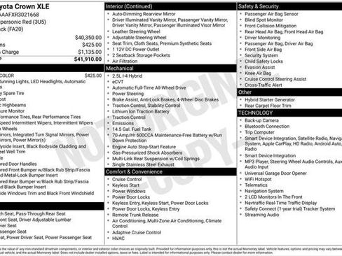 Certified 2024 Toyota Crown AWD/4WD image 2