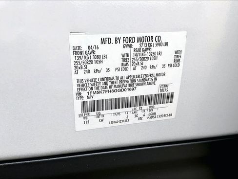 Used 2016 Ford Explorer Limited image 33