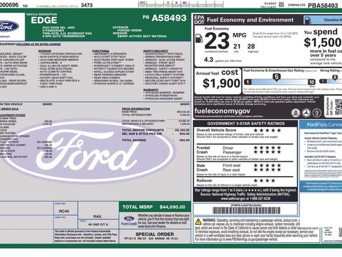 Used 2023 Ford Edge SEL w/ Convenience Package AWD/4WD image 12